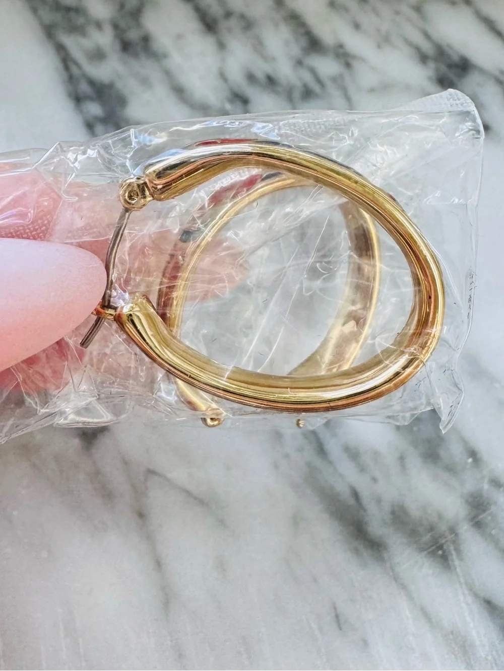 Avon Hoop Earrings Enamel Multi Color Gold Tone Vintage Deadstock NIB